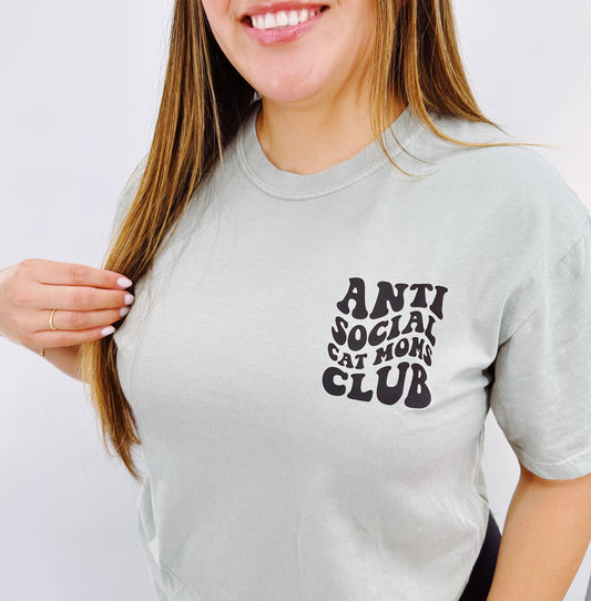 Anti Social Cat Mom T-Shirt