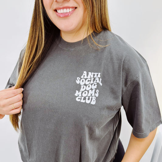 Anti Social Dog Moms Club T-Shirt