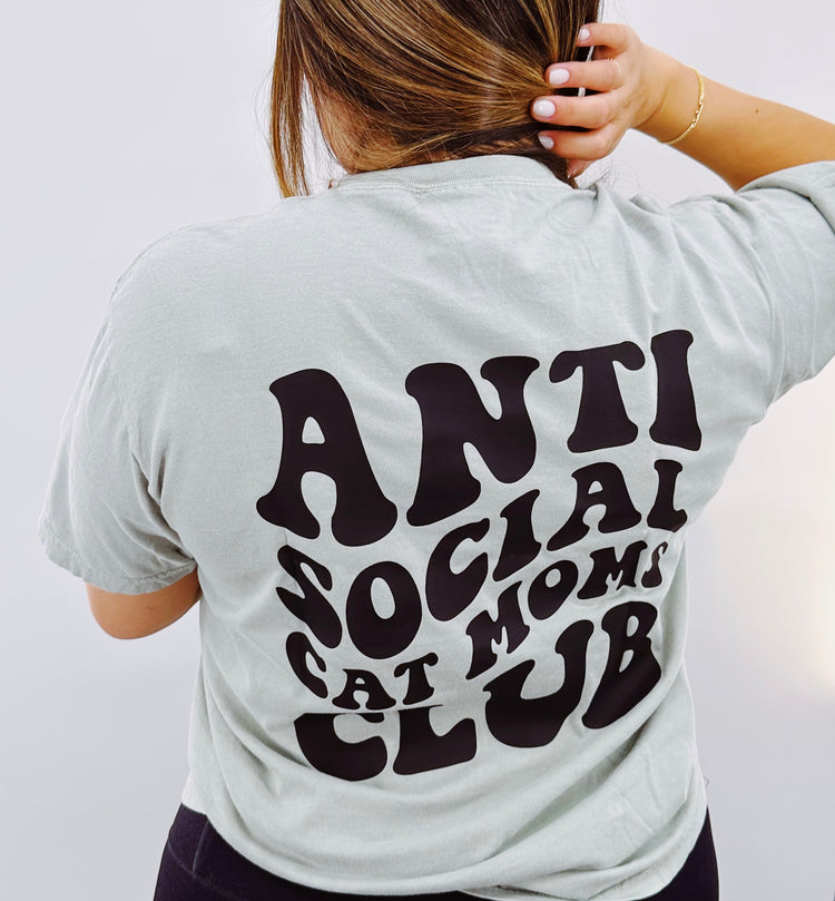 Anti Social Cat Mom T-Shirt