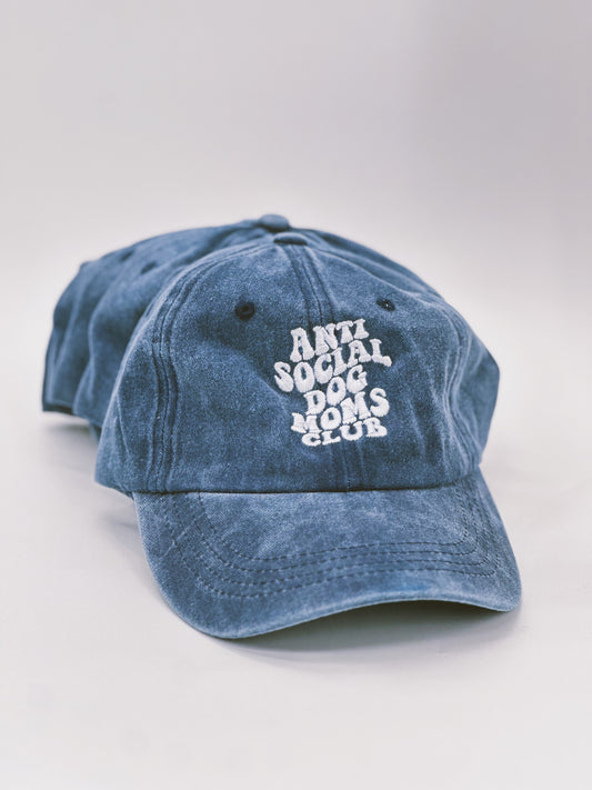 Anti Social Dog Moms Club Caps