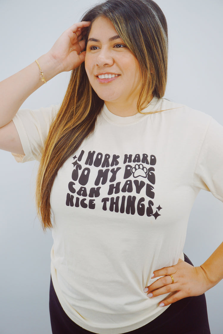 I work hard so my dogs can have nice things T-Shirt