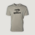 Corks Are For Quitters – Pigment Dye Unisex Tee
