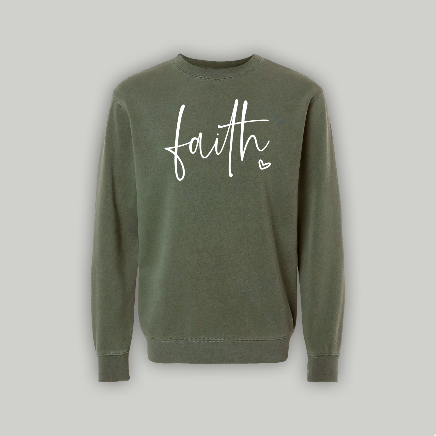 Faith – Pigment Dye Crewneck