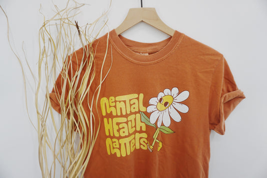 Mental Health Matters Flower T-Shirt