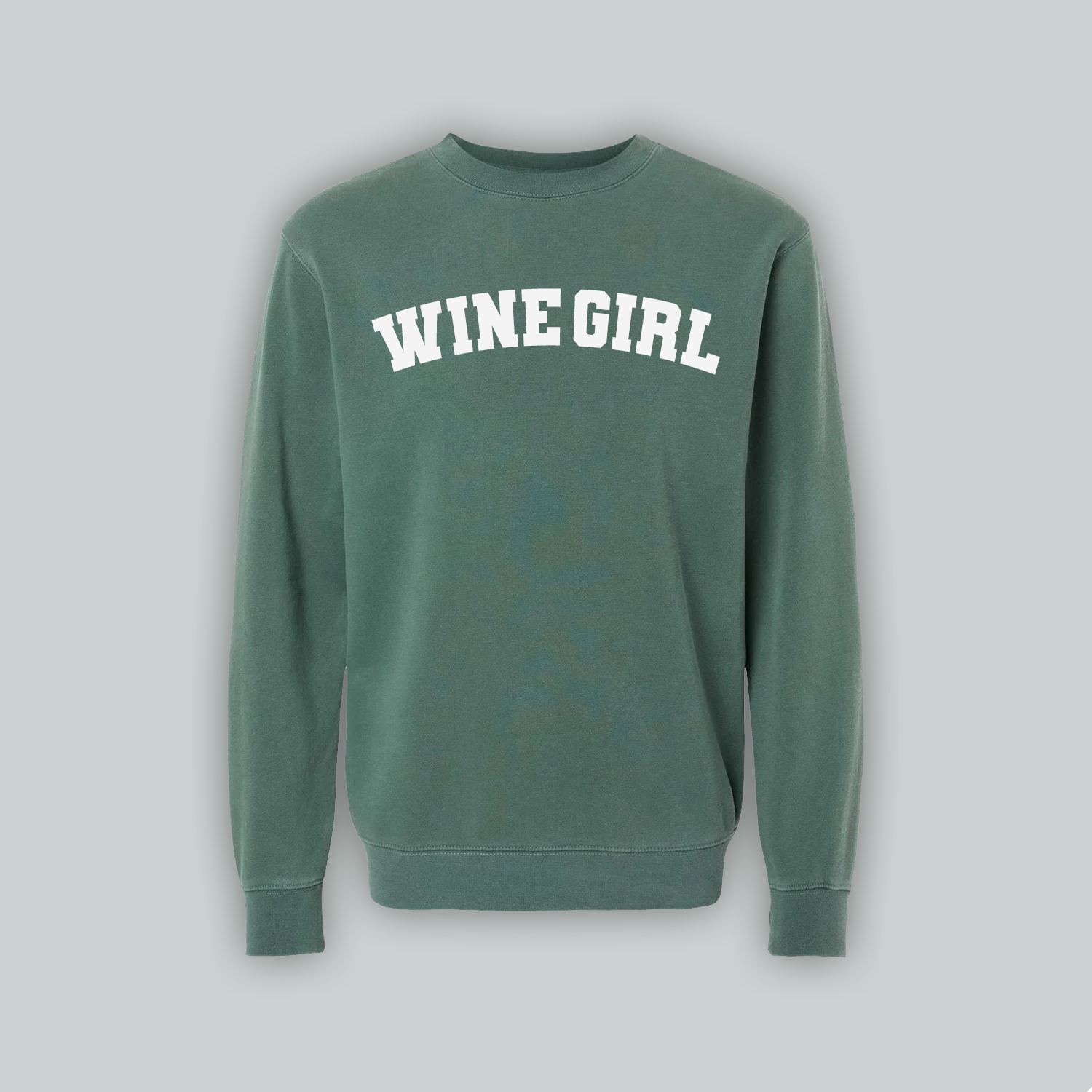 Wine Girl – Pigment Dye Crewneck