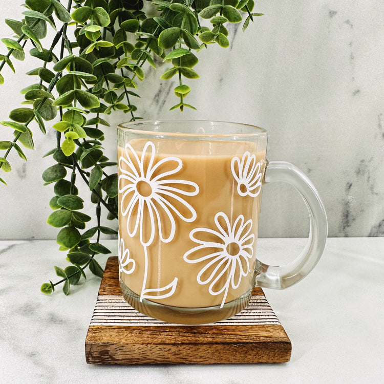 Doodled Flowers Mug